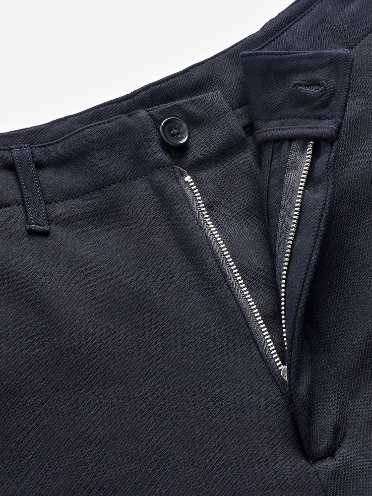 Navy Blue EDIT Cargo Trousers - Image 6 of 10