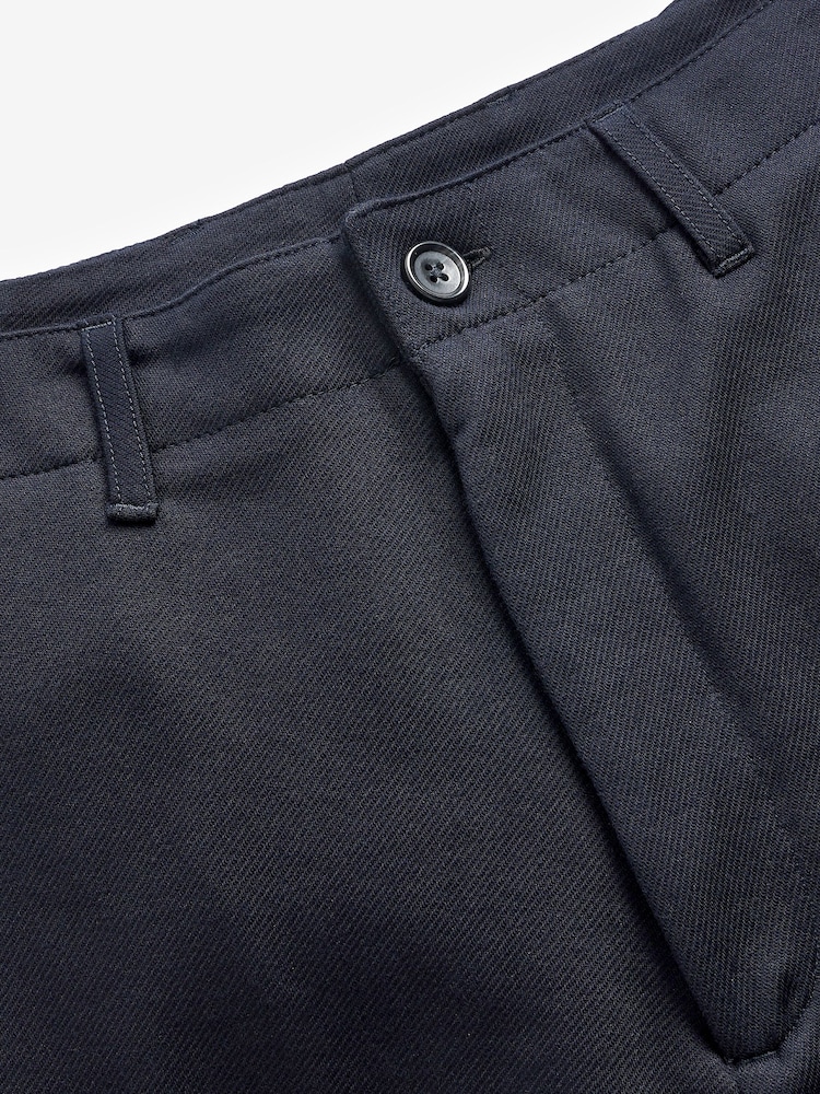 Navy Blue EDIT Cargo Trousers - Image 7 of 10