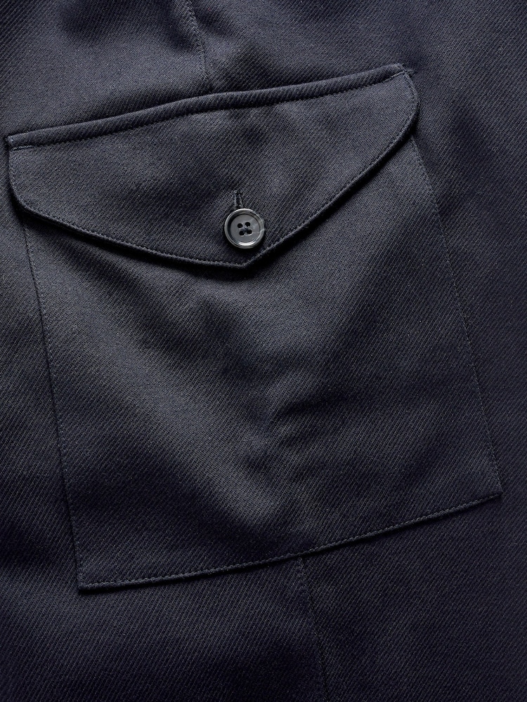 Navy Blue EDIT Cargo Trousers - Image 8 of 10