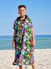 Minecraft Multi-Coloured Towelling Cover-Up (3-16yrs) - Image 1 of 7
