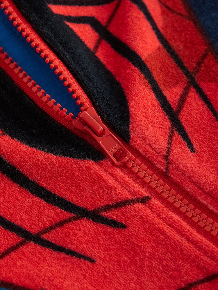 Red Spiderman Towelling All-In-One (3mths-7yrs) - Image 7 of 7