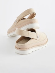 Neutral Fleece Lined Ankle Strap Clogs - Image 5 of 7