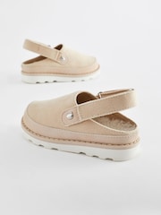 Neutral Fleece Lined Ankle Strap Clogs - Image 6 of 7