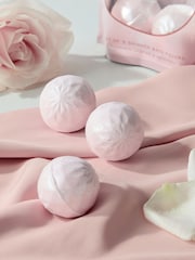 Just Pink Shimmer Bath Fizzers Set of 5 - Image 2 of 3
