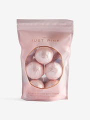 Just Pink Shimmer Bath Fizzers Set of 5 - Image 3 of 3
