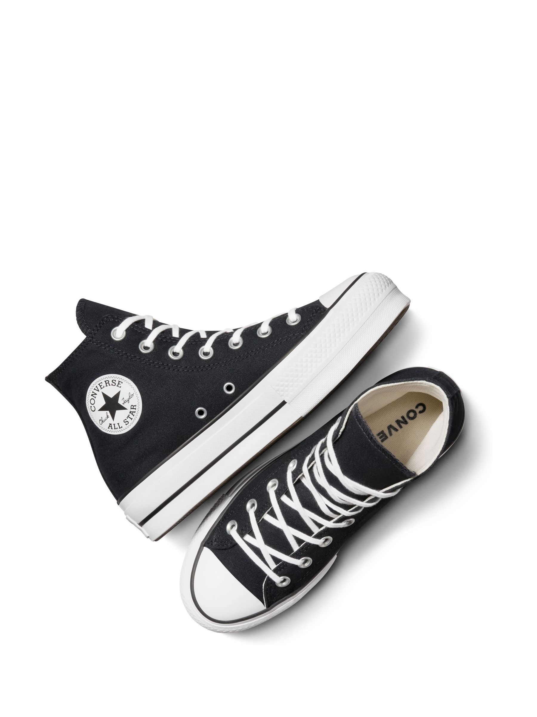 Buy Converse Black/White Chuck Taylor All Star Lift High Top