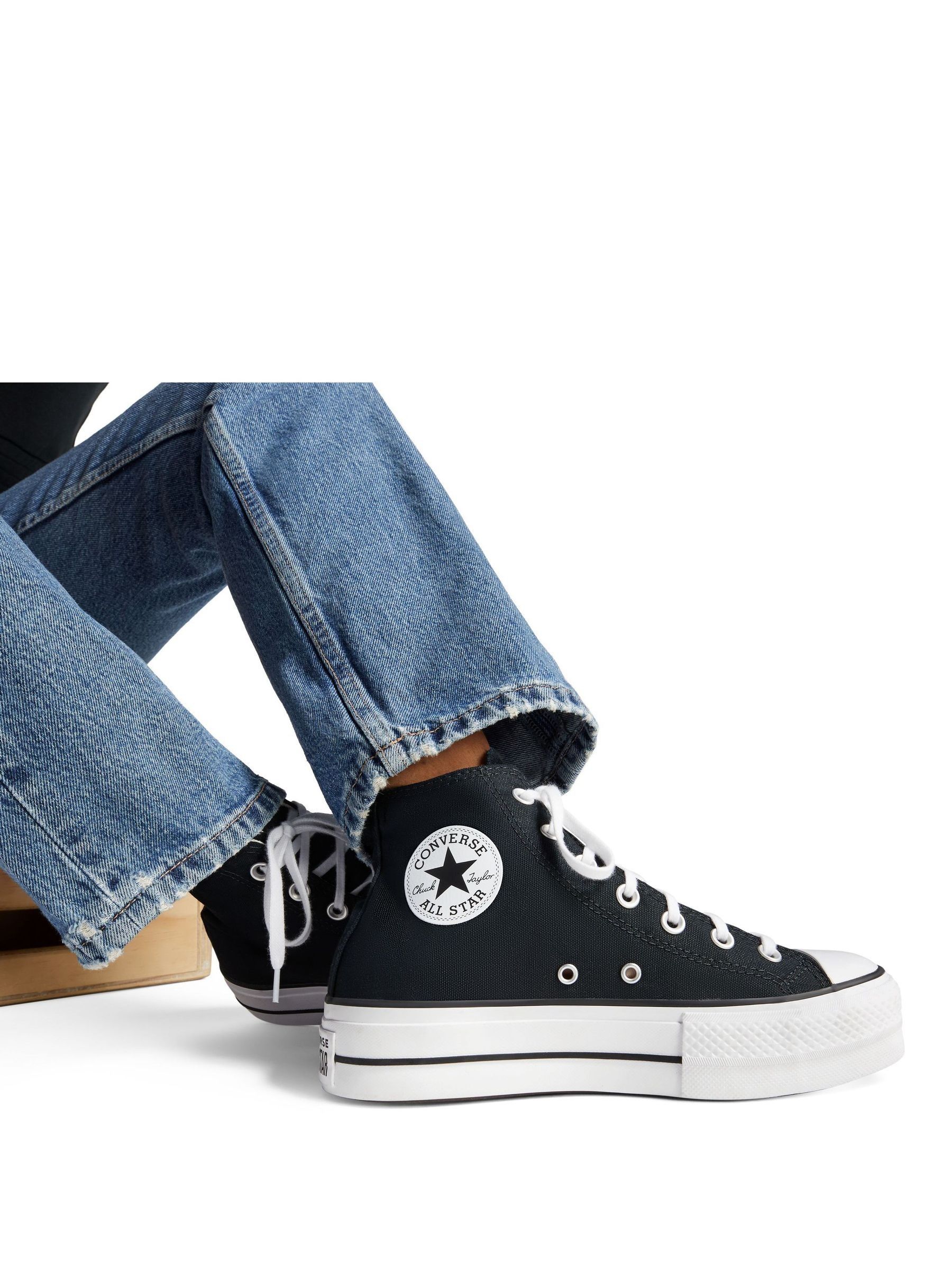 Lift high top converse shop