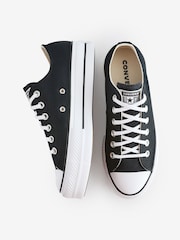 Converse Black Huck Taylor All Star Lift Ox Trainers - Image 12 of 12