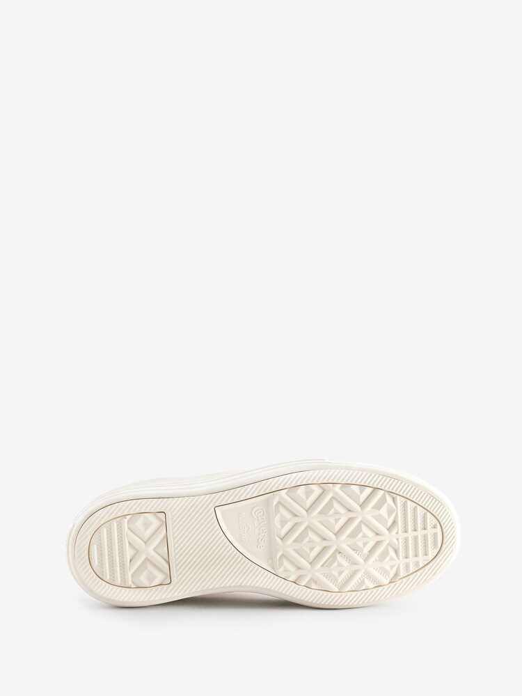 Converse Light Pink Chuck Taylor All-Star Move High Top Trainers - Image 6 of 9