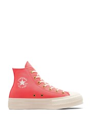 Converse Watermelon Pink Chuck Taylor All Star Lift Platform Lift High Top - Image 1 of 9