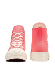 Converse Watermelon Pink Chuck Taylor All Star Lift Platform Lift High Top - Image 2 of 9