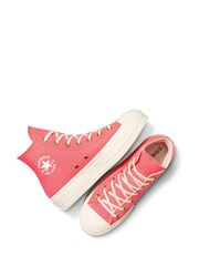 Converse Watermelon Pink Chuck Taylor All Star Lift Platform Lift High Top - Image 7 of 9