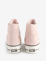 Converse Pink Chuck Taylor All Star High Top Lift Trainers - Image 8 of 17