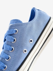 Converse Light Blue Chuck Taylor All Star Suede Ox Trainers - Image 8 of 9