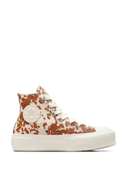 حذاء رياضي بقبة عالية ونعل مرتفع من الأمام Chuck Taylor All Star من Converse - Image 1 of 9