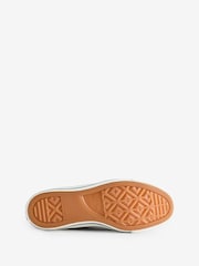 Converse Brown Chuck Taylor All Star High Top Leopard Animal Print Trainers - Image 6 of 9