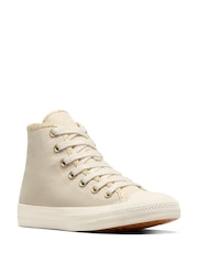 Converse Beige Chuck Taylor All Star High Top Trainers - Image 11 of 12