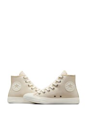Converse Beige Chuck Taylor All Star High Top Trainers - Image 12 of 12