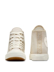 Converse Beige Chuck Taylor All Star High Top Trainers - Image 2 of 12