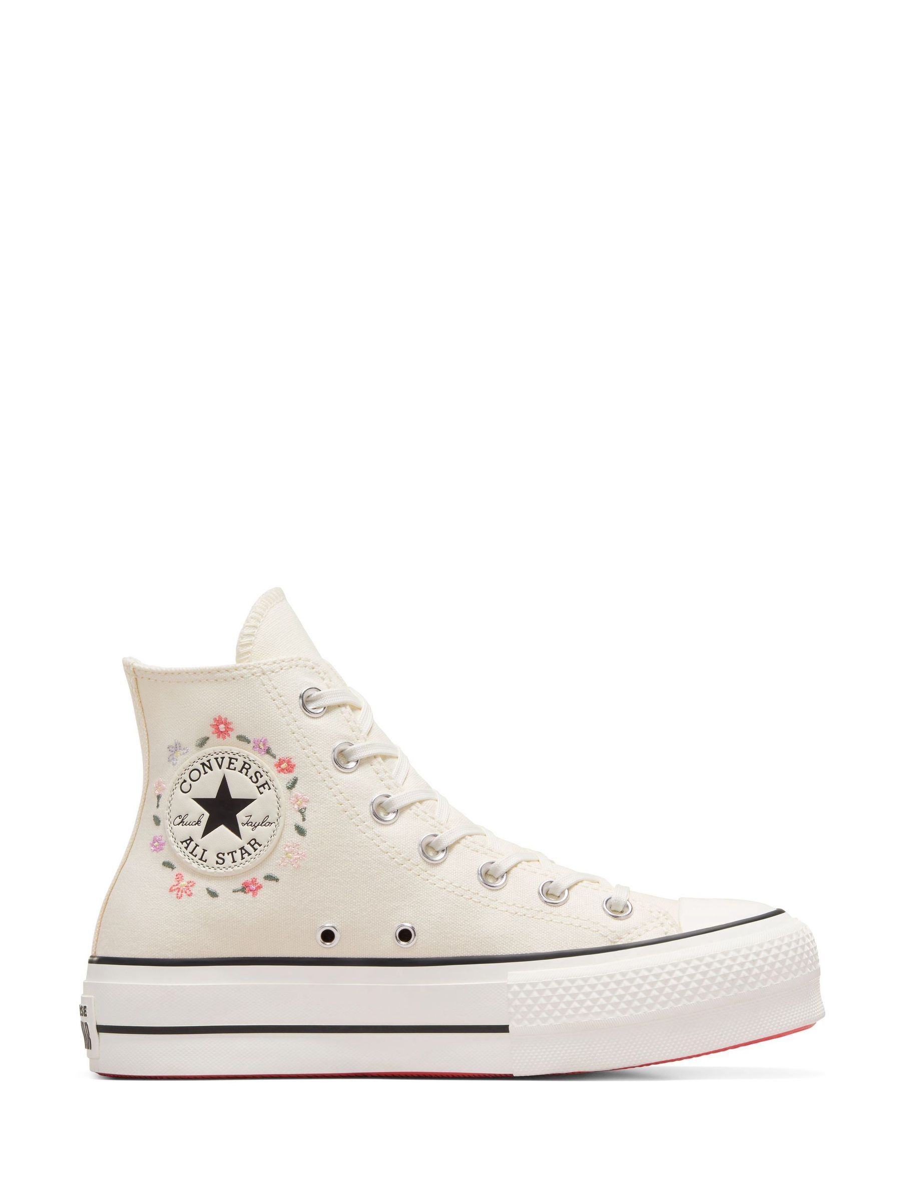 Buy Converse Cream Chuck Taylor All Star Lift High Top Trainers from Next Canada