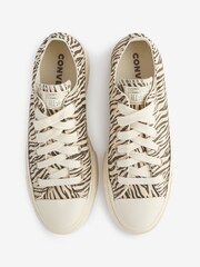 أحذية رياضية منخفضة طبعة جلد الفهد موديل Chuck Taylor All Star Lift Ox من Converse - صورة 11 من 16