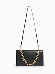 AllSaints Black Akira Clutch Bag - Image 3 of 8