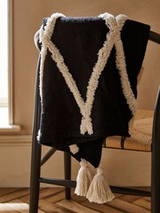 Black Berber Throw - Image 1 of 4