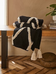 Black Berber Throw - Image 2 of 4