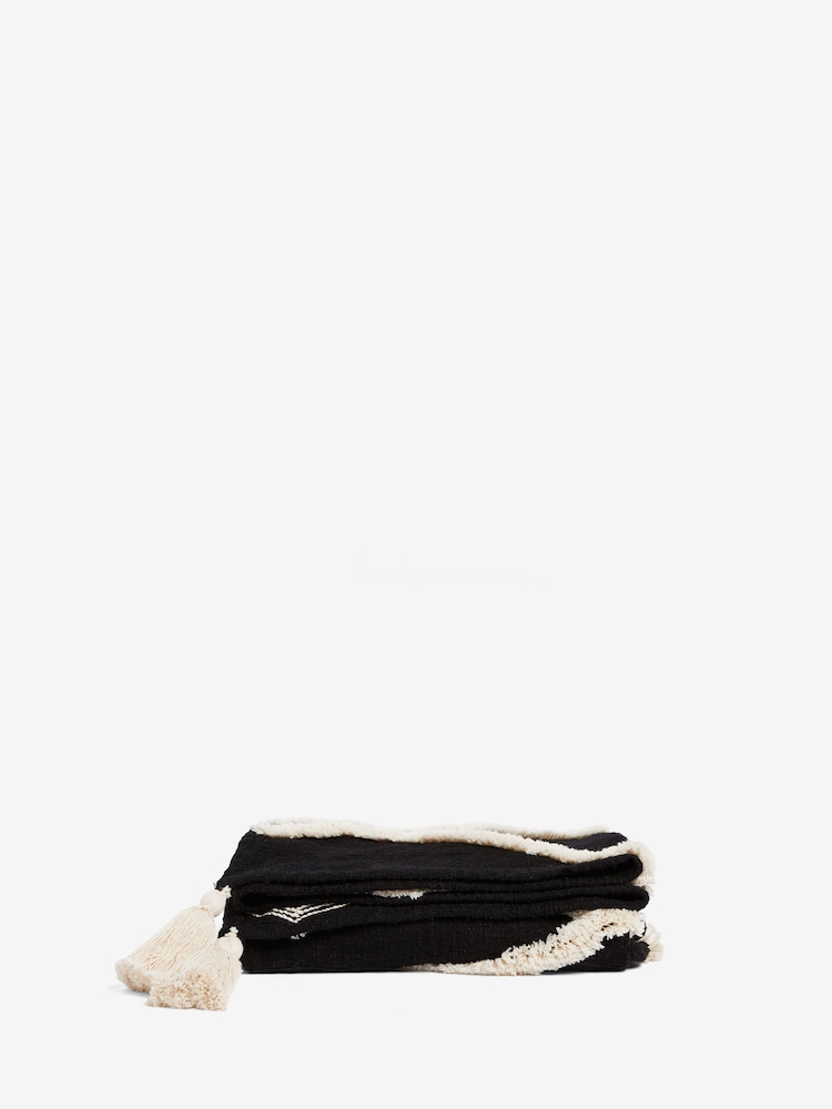 Black Berber Throw - Image 4 of 4