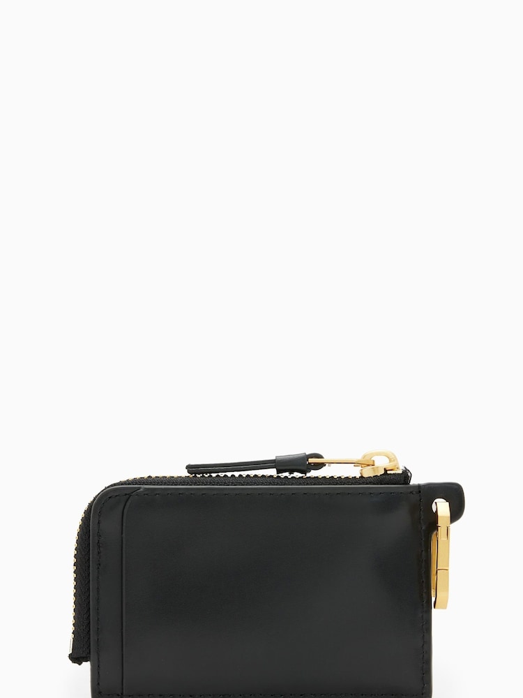 AllSaints Black Remy Wallet - Image 2 of 6