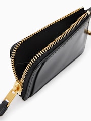 AllSaints Black Remy Wallet - Image 3 of 6
