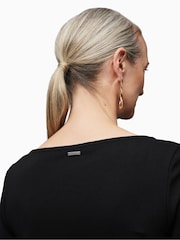 AllSaints Black Carolina Dress - Image 5 of 7
