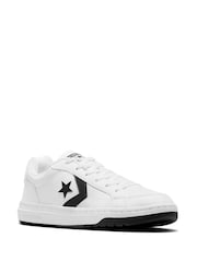 Converse White/Black Pro Blaze Low Top Trainers - Image 3 of 8