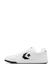 Converse White/Black Pro Blaze Low Top Trainers - Image 6 of 8