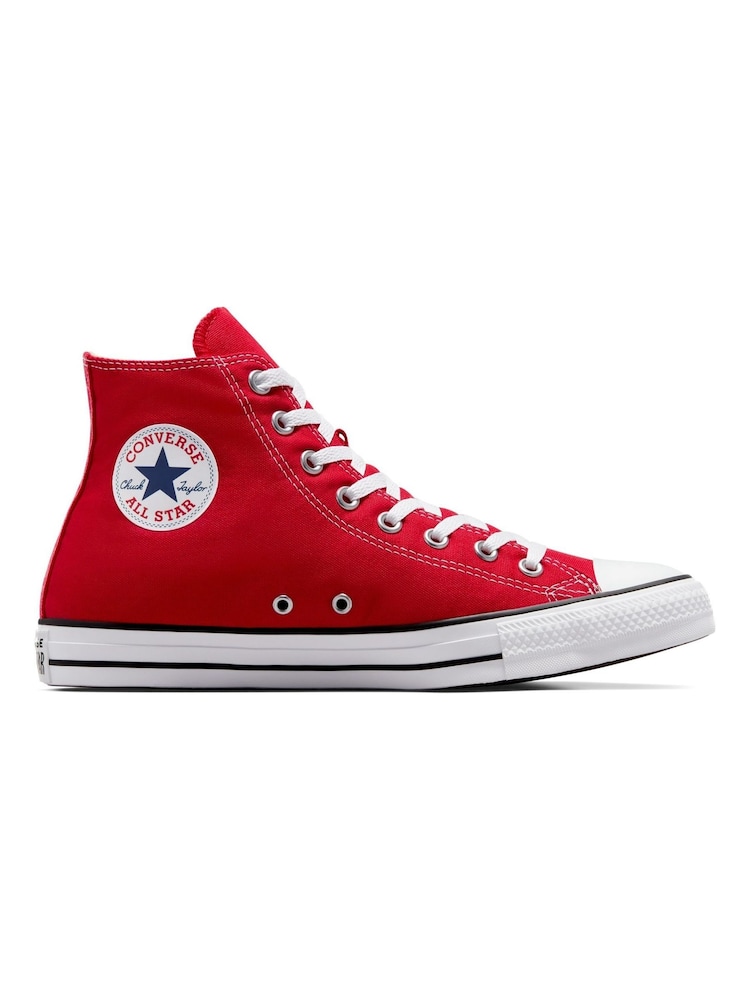 Converse Red Chuck Taylor All Star High Trainers - Image 1 of 12