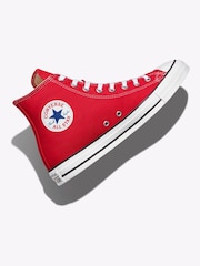 Converse Red Chuck Taylor All Star High Trainers - Image 8 of 12