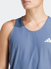 adidas Blue Own The Run Vest - Image 4 of 7