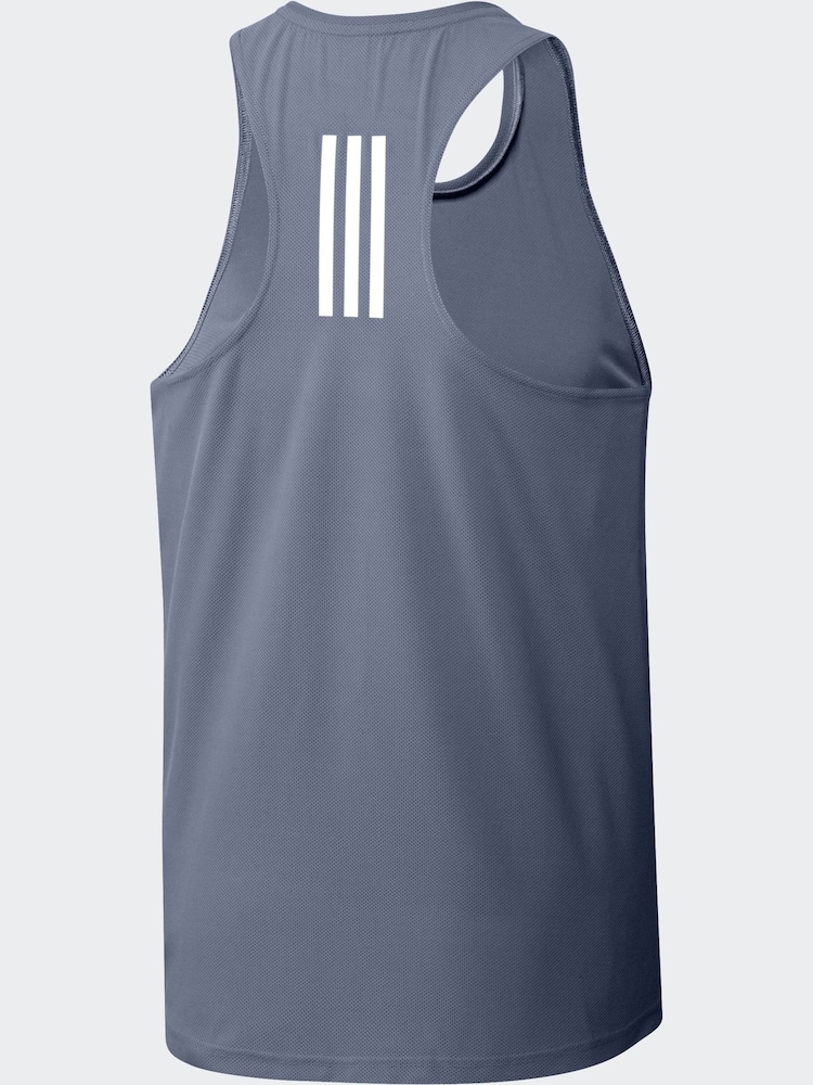 adidas Blue Own The Run Vest - Image 7 of 7