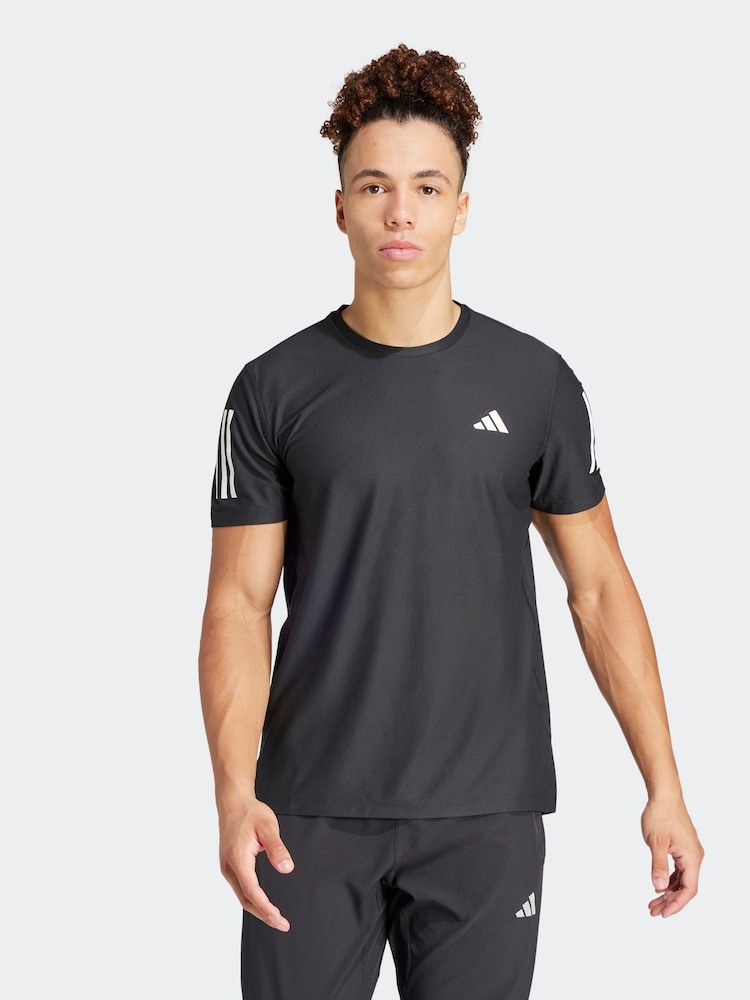 Черный - adidas Own the Run T-Shirt - Изображение 1 из 6