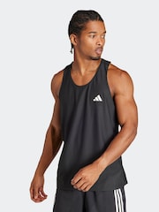 adidas Black Own The Run Tank Top - Image 1 of 6