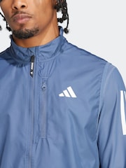 adidas Dark Blue Own The Run Vest - Image 6 of 8