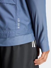 adidas Dark Blue Own The Run Vest - Image 7 of 8