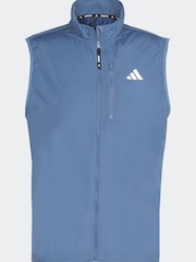 adidas Dark Blue Own The Run Vest - Image 8 of 8