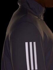 adidas Grey Own the Run Half-Zip Track Top - Image 9 of 9