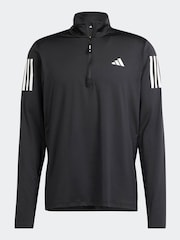 Zwart - adidas Own the Run Quarter Zip Jacket - Image 8 of 8