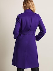 Phase Eight Purple Susanna Wool Coat - Image 2 of 8