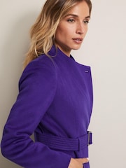 Phase Eight Purple Susanna Wool Coat - Image 6 of 8