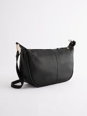 Black Leather Sling Bag - Image 6 of 10
