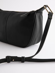 Black Leather Sling Bag - Image 8 of 10