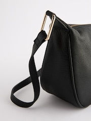 Black Leather Sling Bag - Image 9 of 10